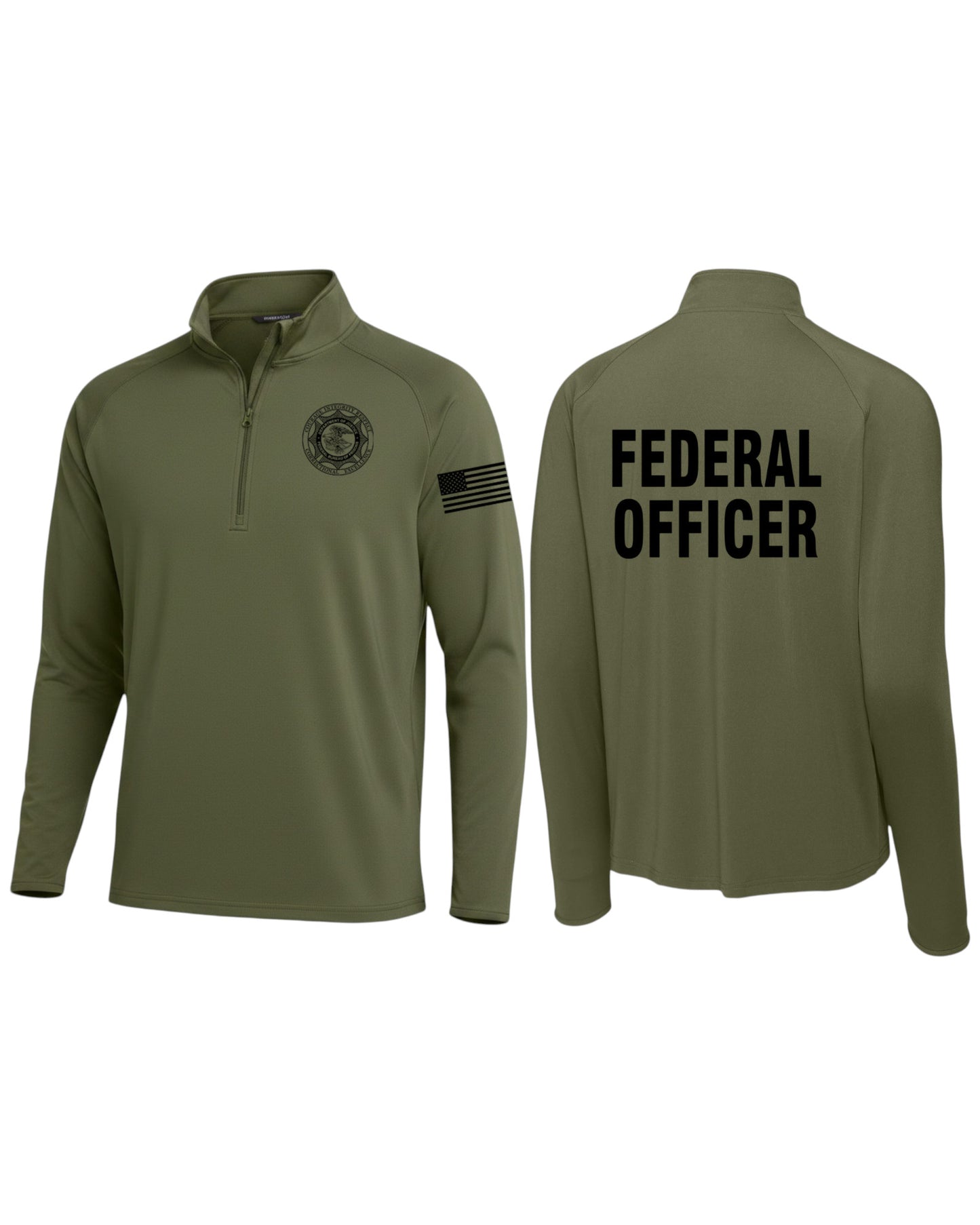 BOP 1/4 ZIP PULLOVER SPORT-TEK SPORT WICK STRETCH ST850