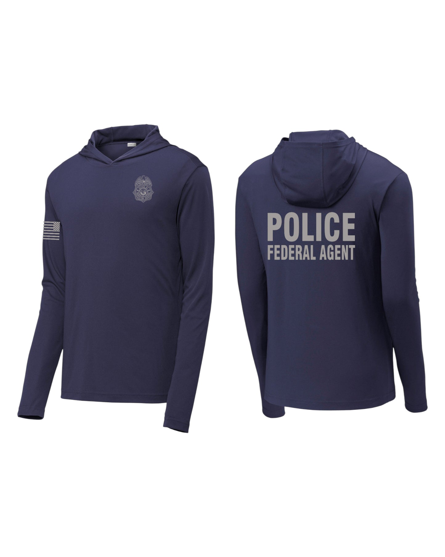 VA OIG BADGE PERFORMANCE AGENCY RAID HOODED PULLOVER-ST358
