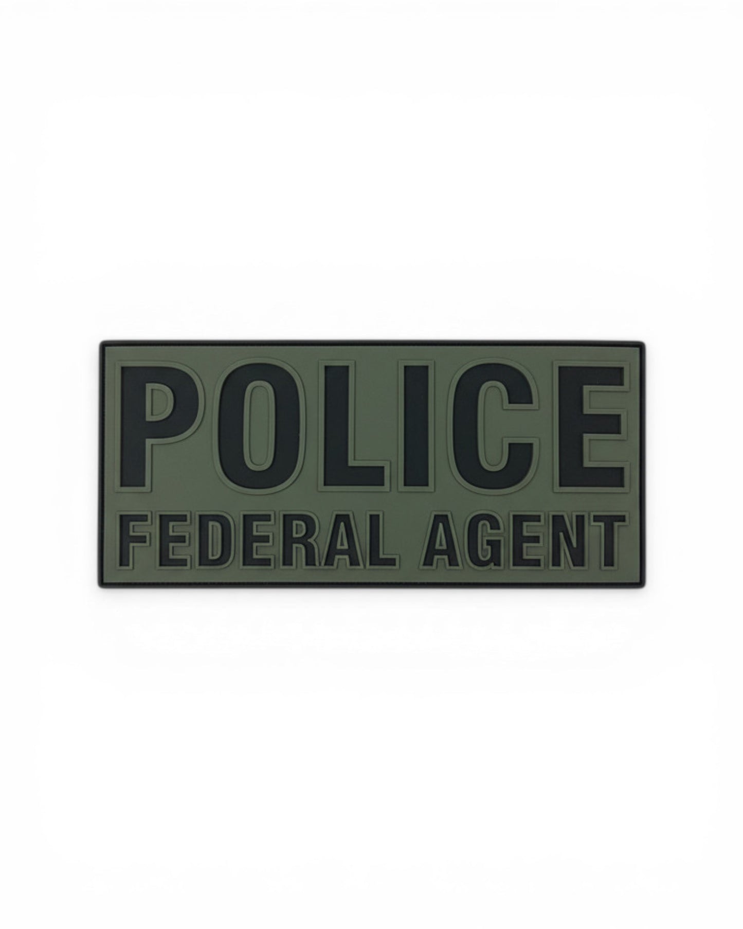 NEW! PVC POLICE FEDERAL AGENT 9"X4"