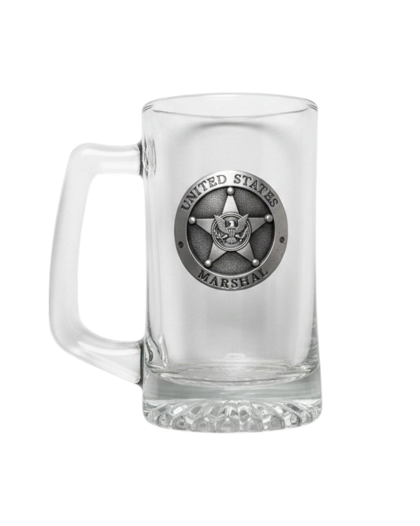 USMS PEWTER BADGE BEER MUG