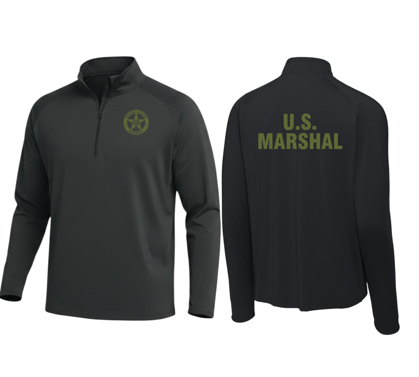 MEN'S USMS SPORT WICK STRETCH 1/2 ZIP PULLOVER-ST850 (3 colors)