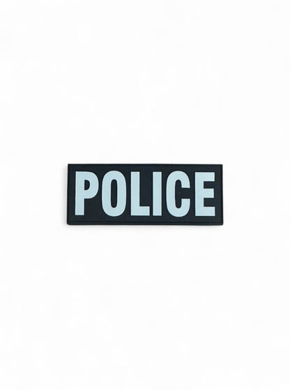 PVC POLICE PATCH 5"X2"