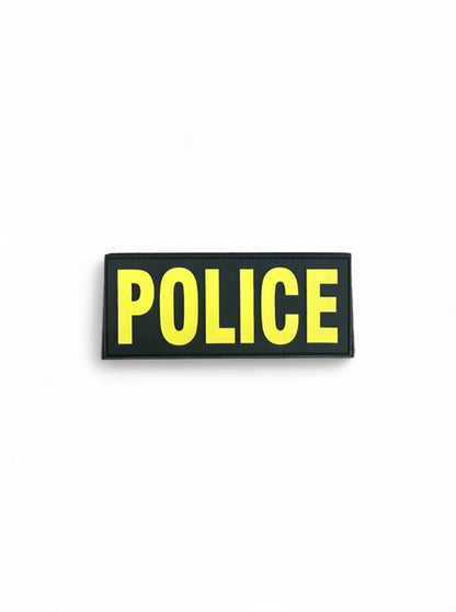 PVC POLICE PATCH 5"X2"