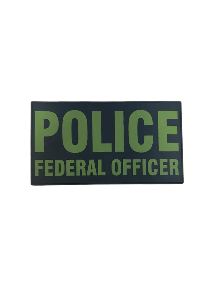 PVC POLICE FEDERAL OFFICER 9"X 5"