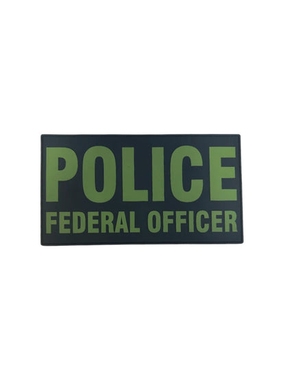 PVC POLICE FEDERAL OFFICER 9"X 5"
