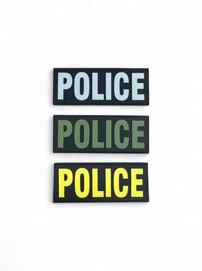 PVC POLICE PATCH 5"X2"