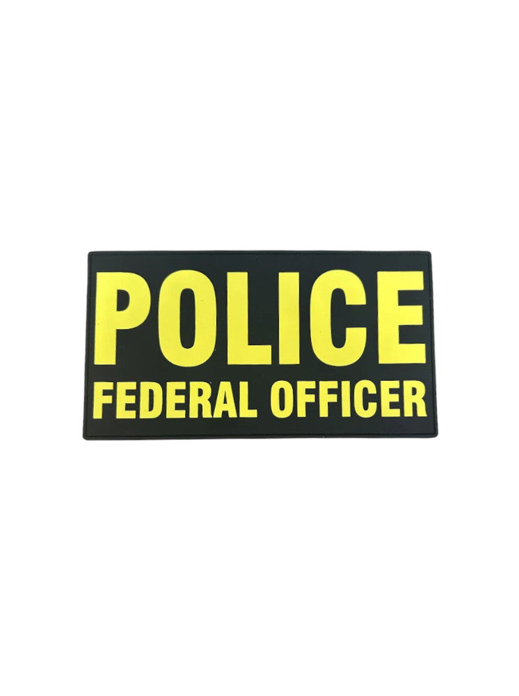 PVC POLICE FEDERAL OFFICER 9"X 5"