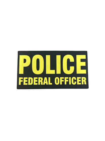 PVC POLICE FEDERAL OFFICER 9"X 5"