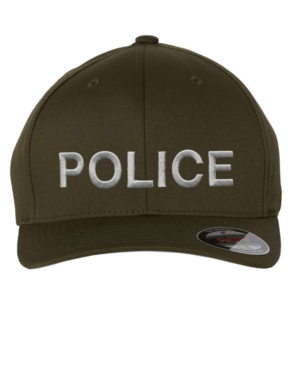 POLICE (LETTERS) ON FLEXFIT HAT-6277