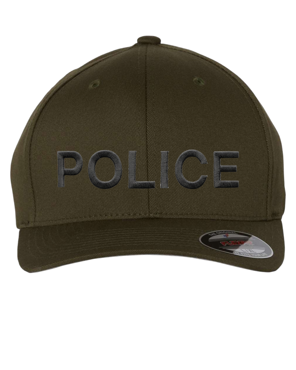 POLICE (LETTERS) ON FLEXFIT HAT-6277
