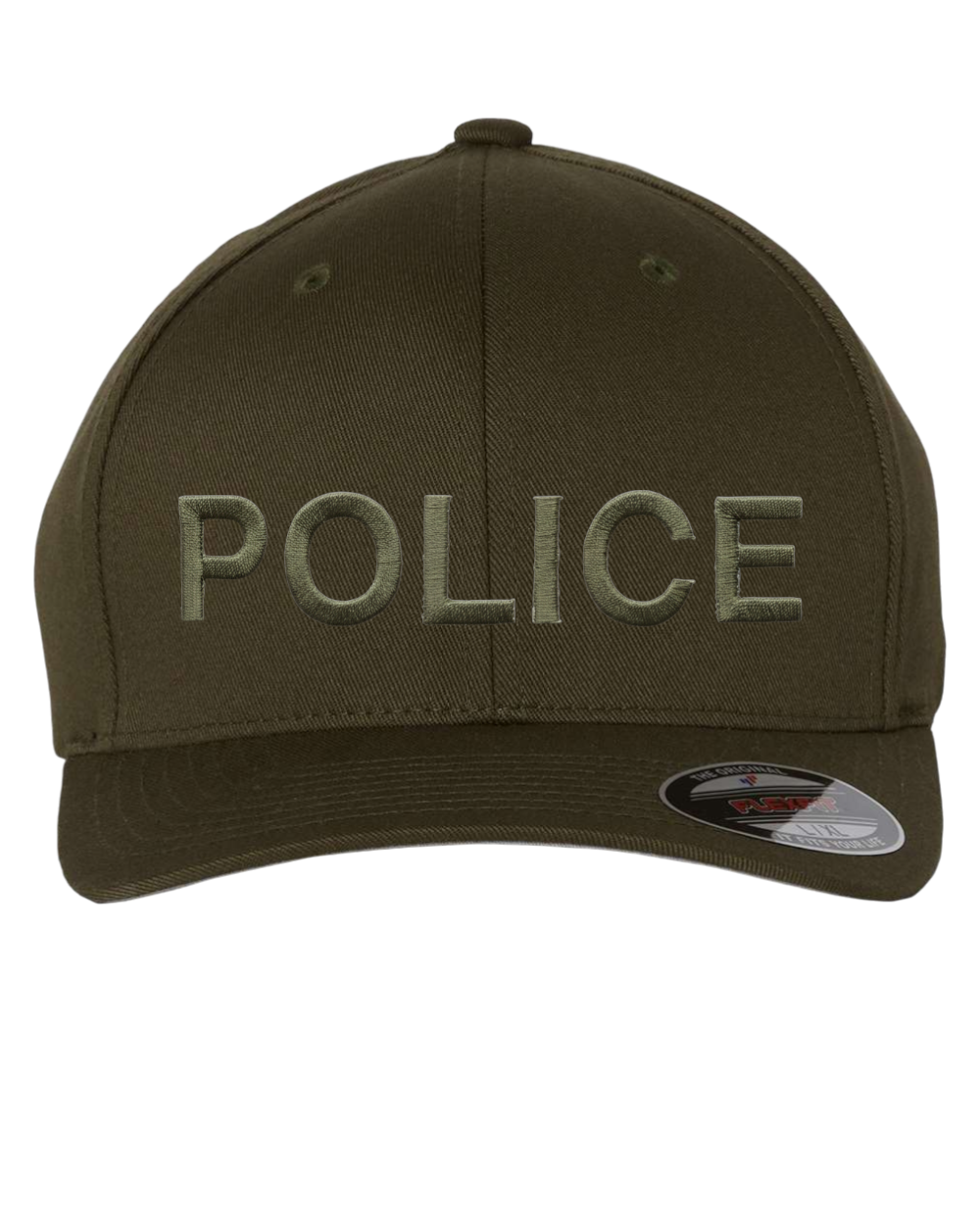 POLICE (LETTERS) ON FLEXFIT HAT-6277