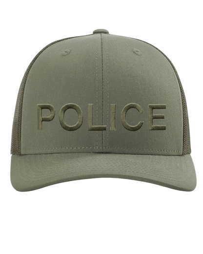 POLICE (LETTERS) ON RICHARDSON HAT-112