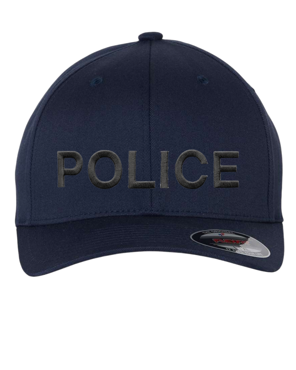 POLICE (LETTERS) ON FLEXFIT HAT-6277
