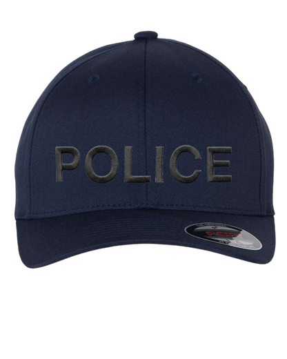 POLICE (LETTERS) ON FLEXFIT HAT-6277