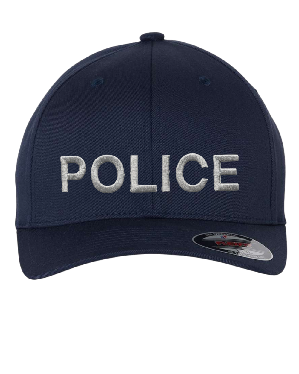 POLICE (LETTERS) ON FLEXFIT HAT-6277