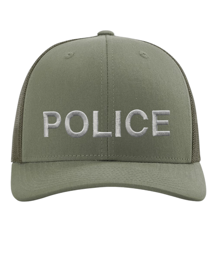 POLICE (LETTERS) ON RICHARDSON HAT-112