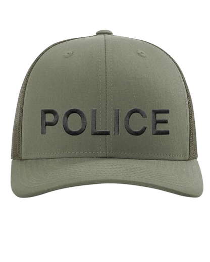 POLICE (LETTERS) ON RICHARDSON HAT-112