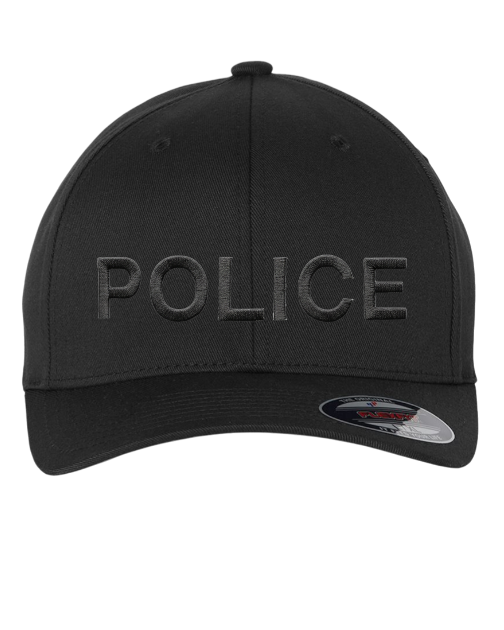 POLICE (LETTERS) ON FLEXFIT HAT-6277