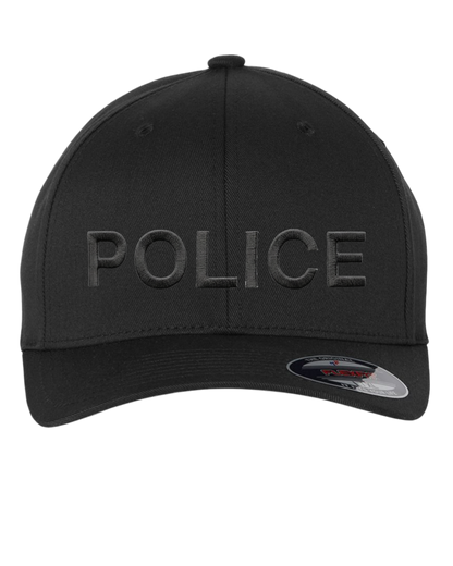 POLICE (LETTERS) ON FLEXFIT HAT-6277