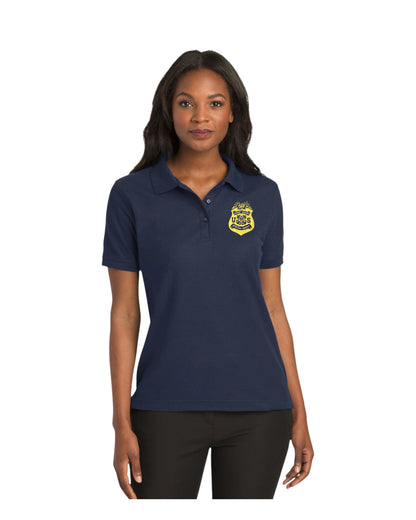 WOMEN'S CGIS SA BADGE PORT AUTHORITY POLO - L500