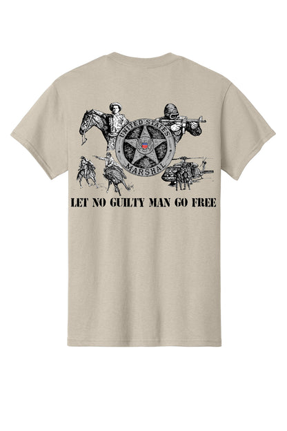 LET NO GUILTY MAN GO FREE T-SHIRT