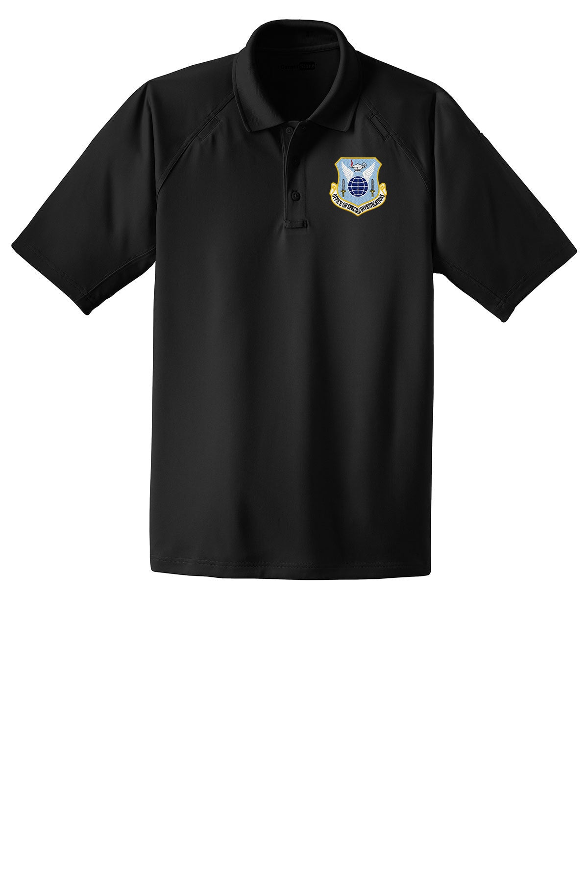 MEN'S AF OSI COMMAND SHIELD FULL COLOR CORNERSTONE TACTICAL POLO-CS410