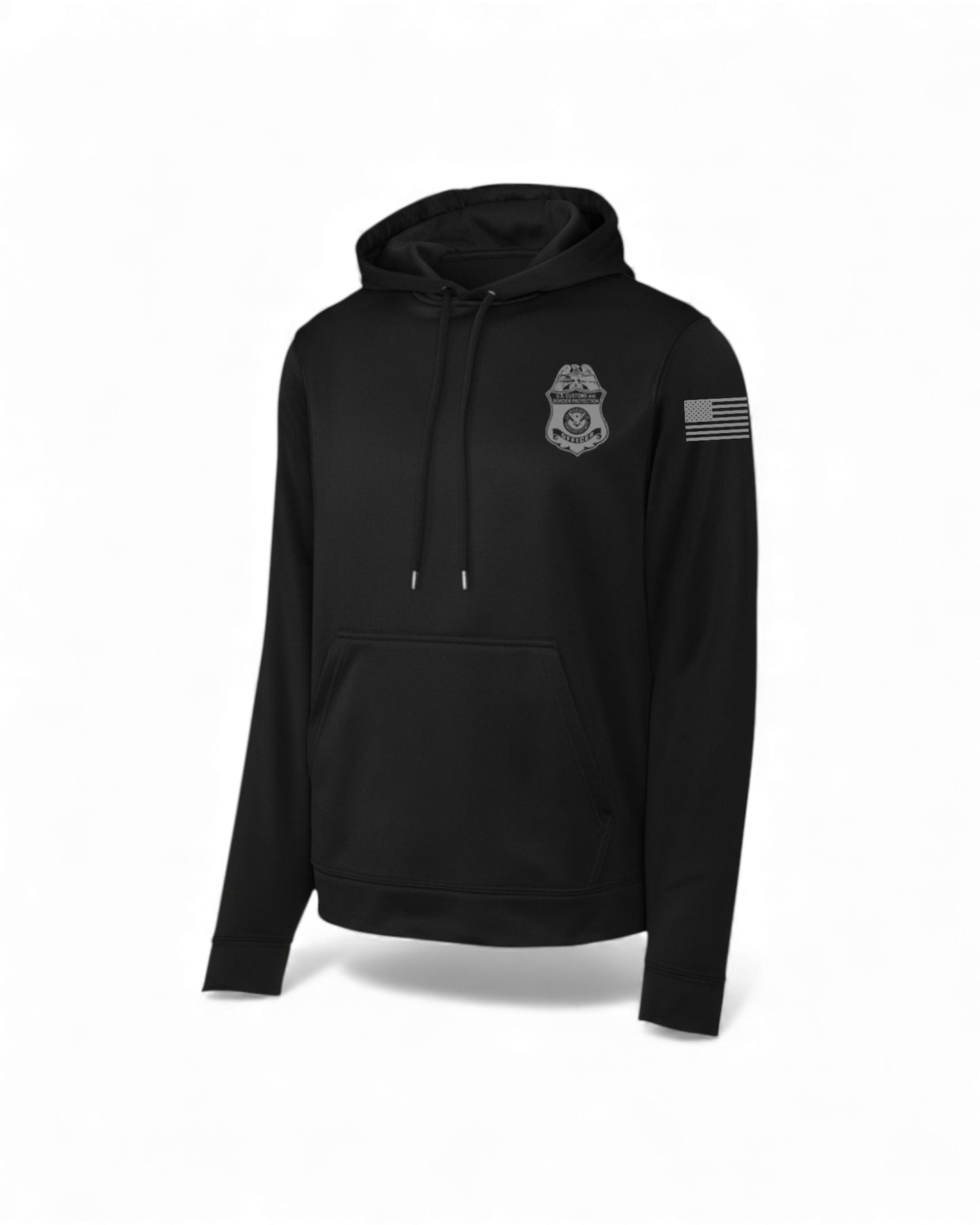 CBP OFFICER RAID WICKING SWEATSHIRT BLACK/GREY INK-F244
