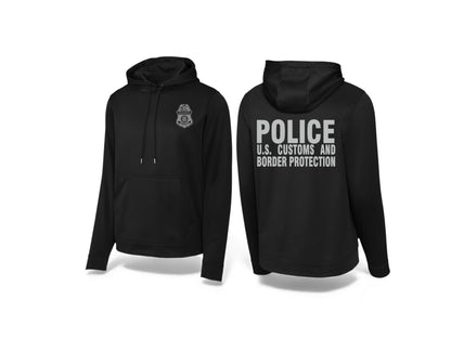 CBP OFFICER RAID WICKING SWEATSHIRT BLACK/GREY INK-F244
