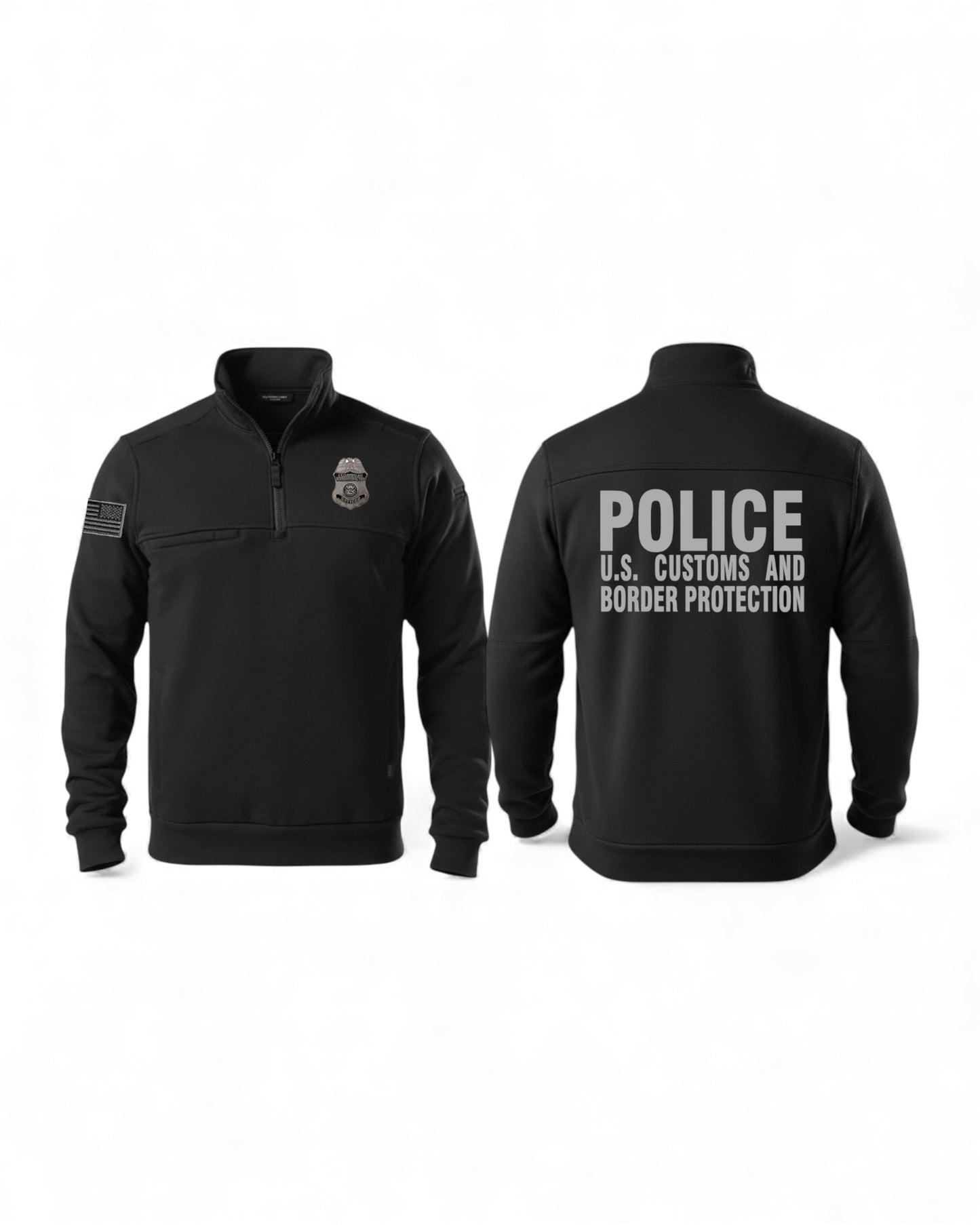 5.11 CBP OFFICER JOB SHIRT 1/4 ZIP 2.0-72534-BLACK