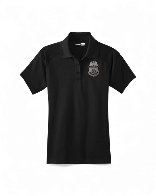 WOMEN'S CBP EMBROIDERED OFFICER BADGE TACTICAL POLO-CS411