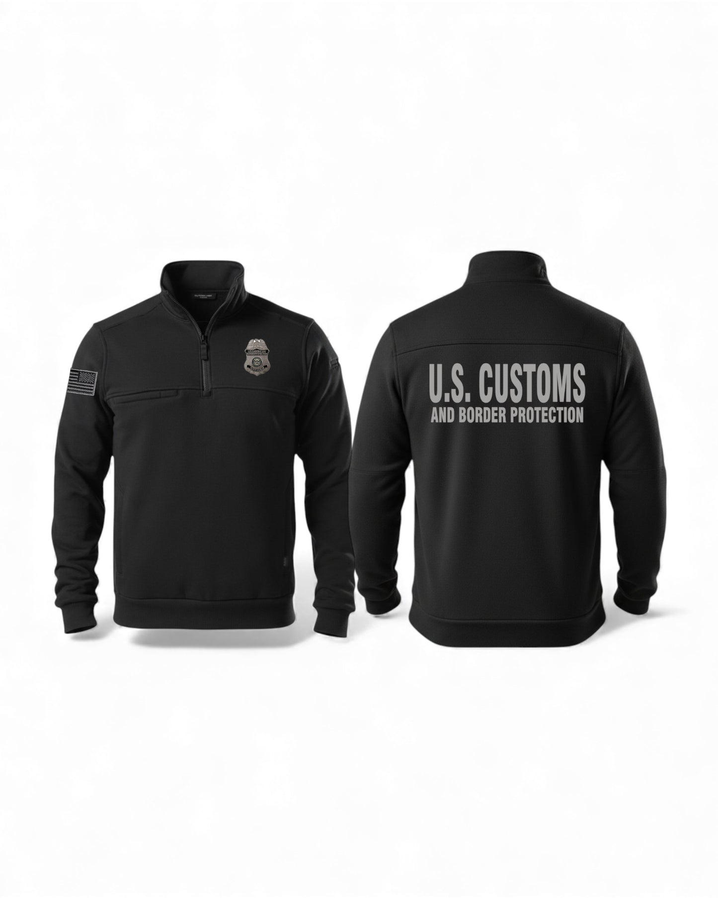 5.11 CBP OFFICER JOB SHIRT 1/4 ZIP 2.0-72534-BLACK