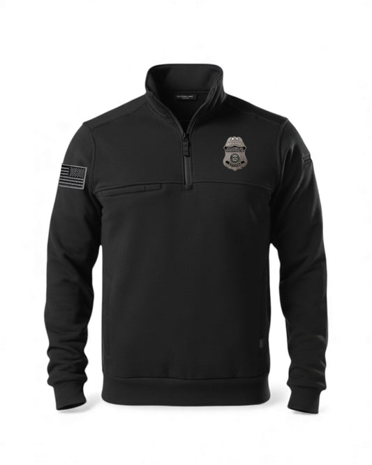 5.11 CBP OFFICER JOB SHIRT 1/4 ZIP 2.0-72534-BLACK
