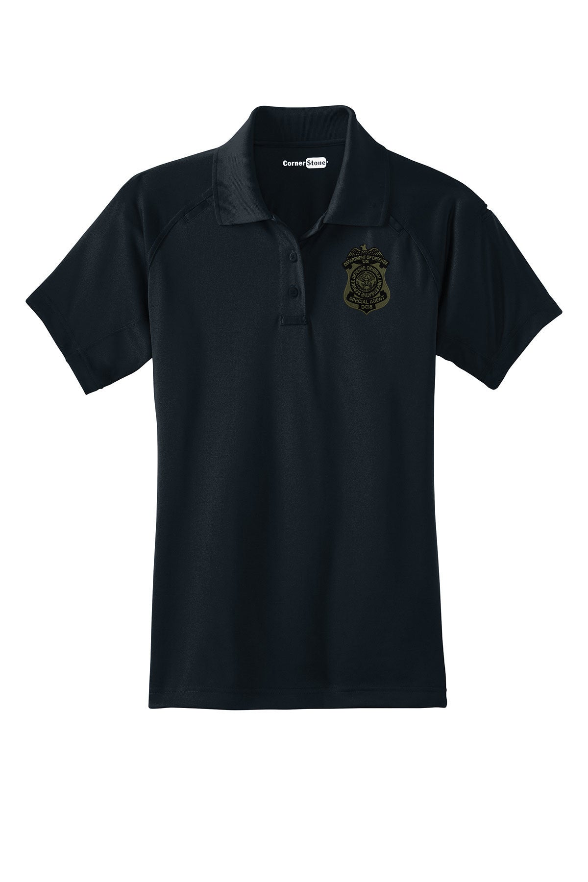WOMEN'S DCIS S/A BADGE TACTICAL POLO-CS411