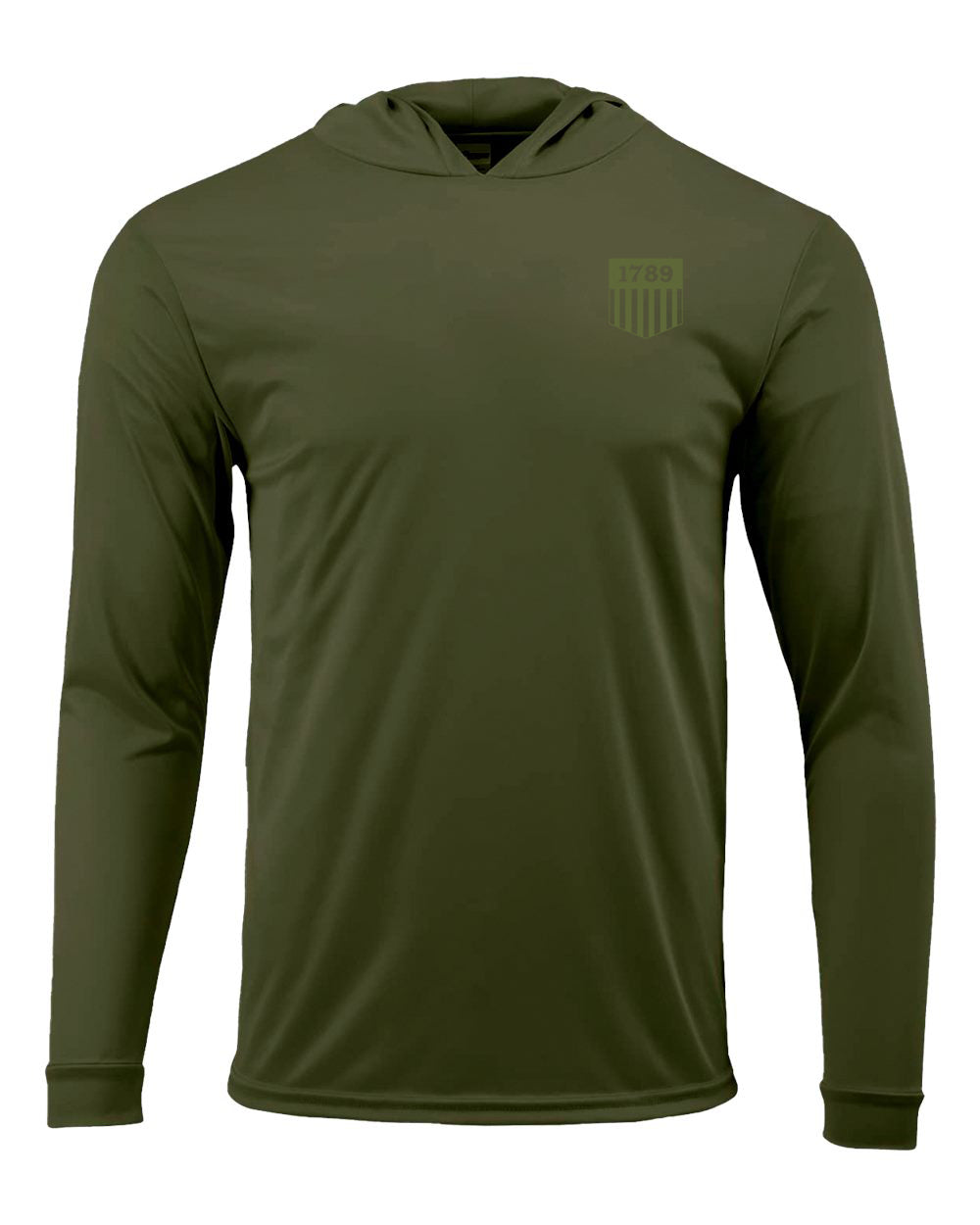 1789 SHIELD HOODED PULLOVER L/S T-SHIRT 220