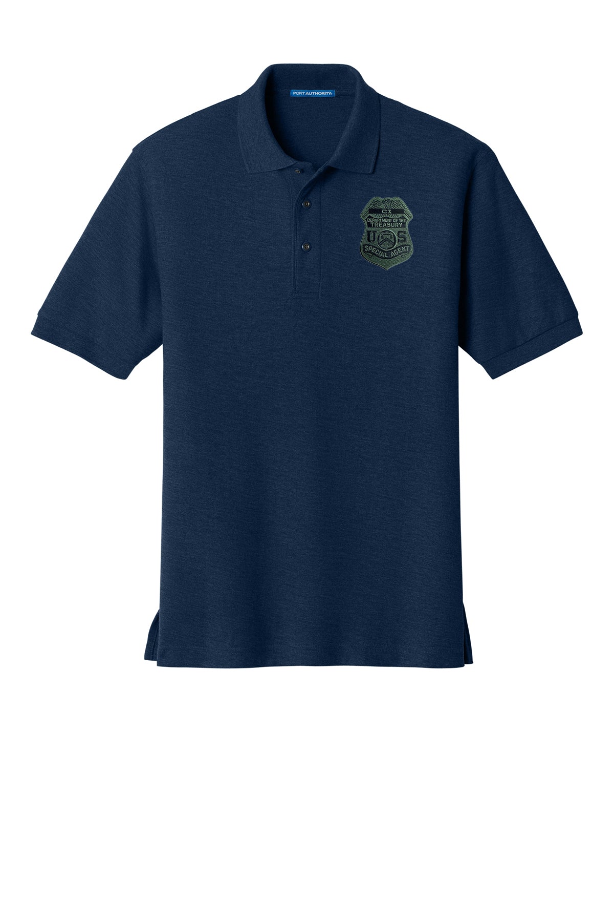 MEN'S IRS CI S/A BADGE PORT AUTHORITY POLO - K500