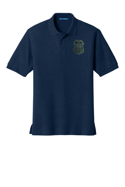 MEN'S IRS CI S/A BADGE PORT AUTHORITY POLO - K500