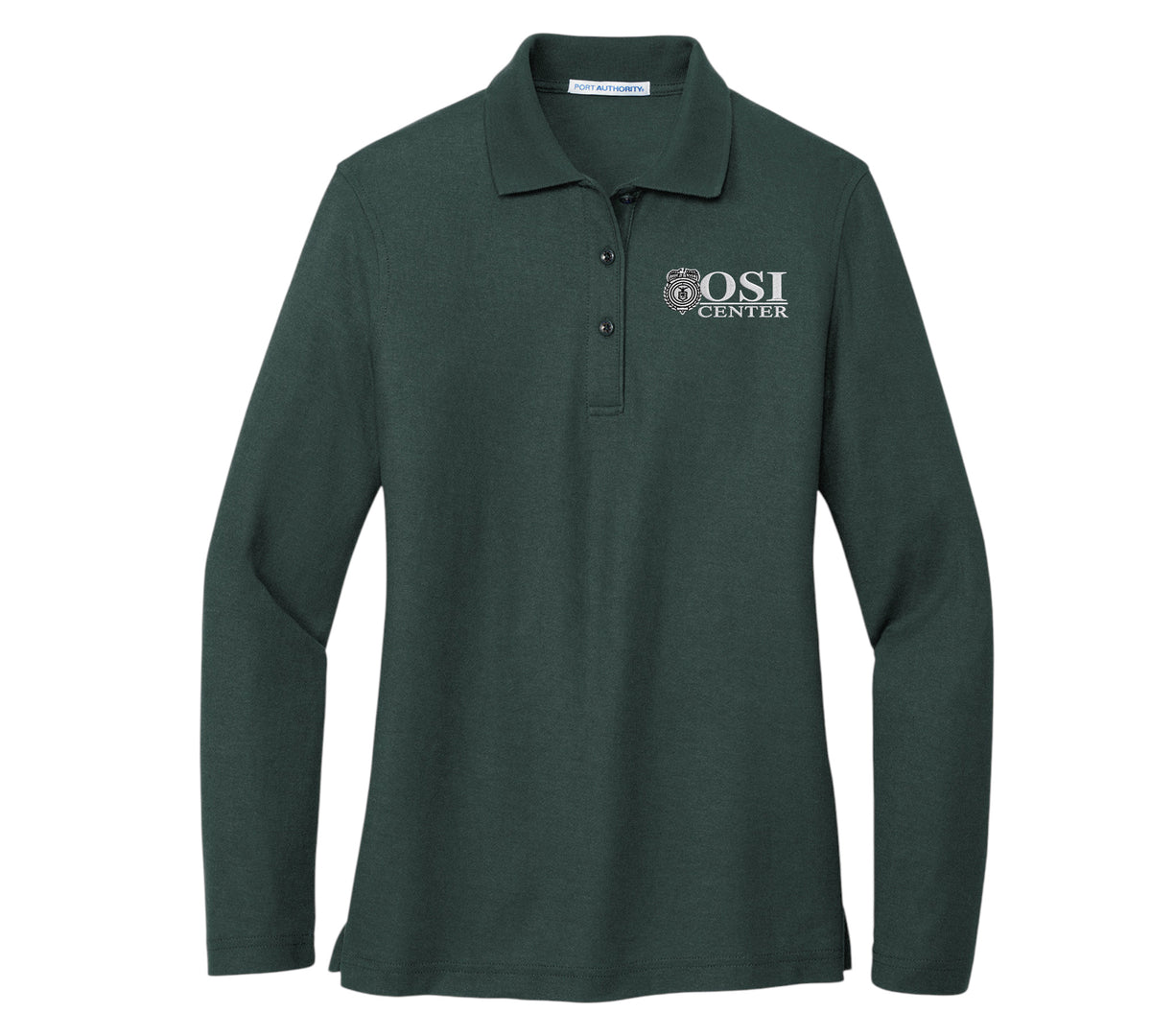 WOMEN'S OSI CENTER LOGO LONG SLEEVE PORT AUTHORITY POLO - L500LS
