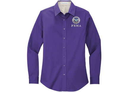 ladies purple dress shirt Womens Purple Dress Shirts Tops