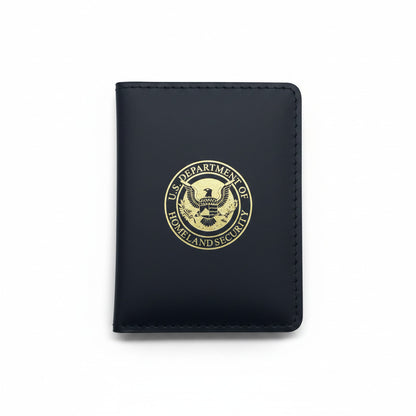 DHS SEAL GOLD IMPRINTED CREDENTIAL CASE 3" X 5"