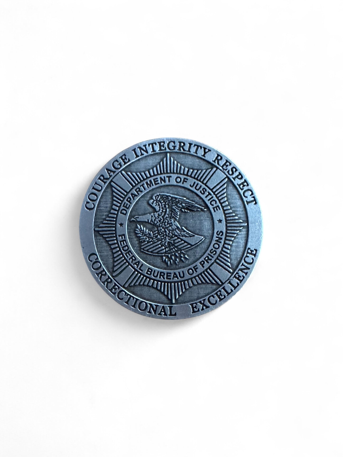 BOP BADGE PEWTER MAGNET