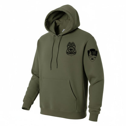 NPS PARK RANGER HOODED SWEATSHIRT 50/50 FLEECE-PC78H