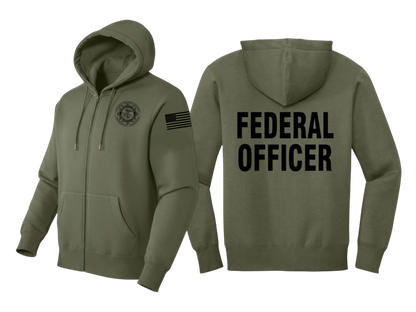 BOP FULL ZIP HOODED SWEATSHIRT-DT1103