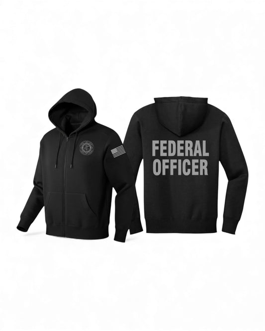 BOP FULL ZIP HOODED SWEATSHIRT-DT1103