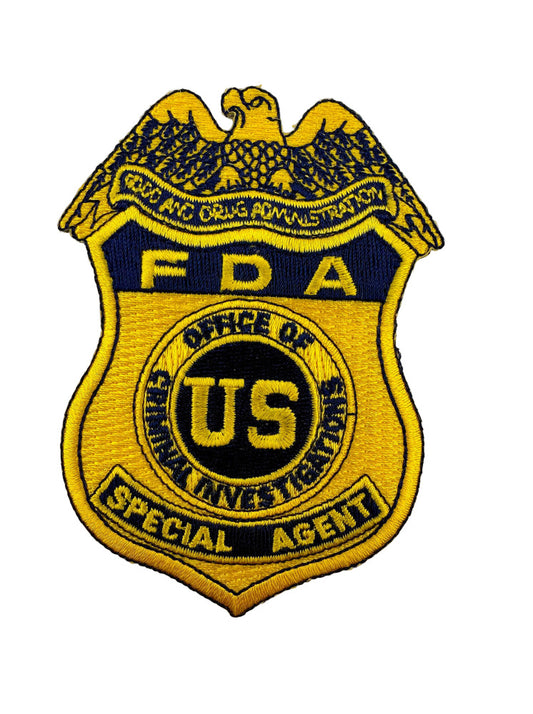 FDA SPECIAL AGENT BADGE PATCH