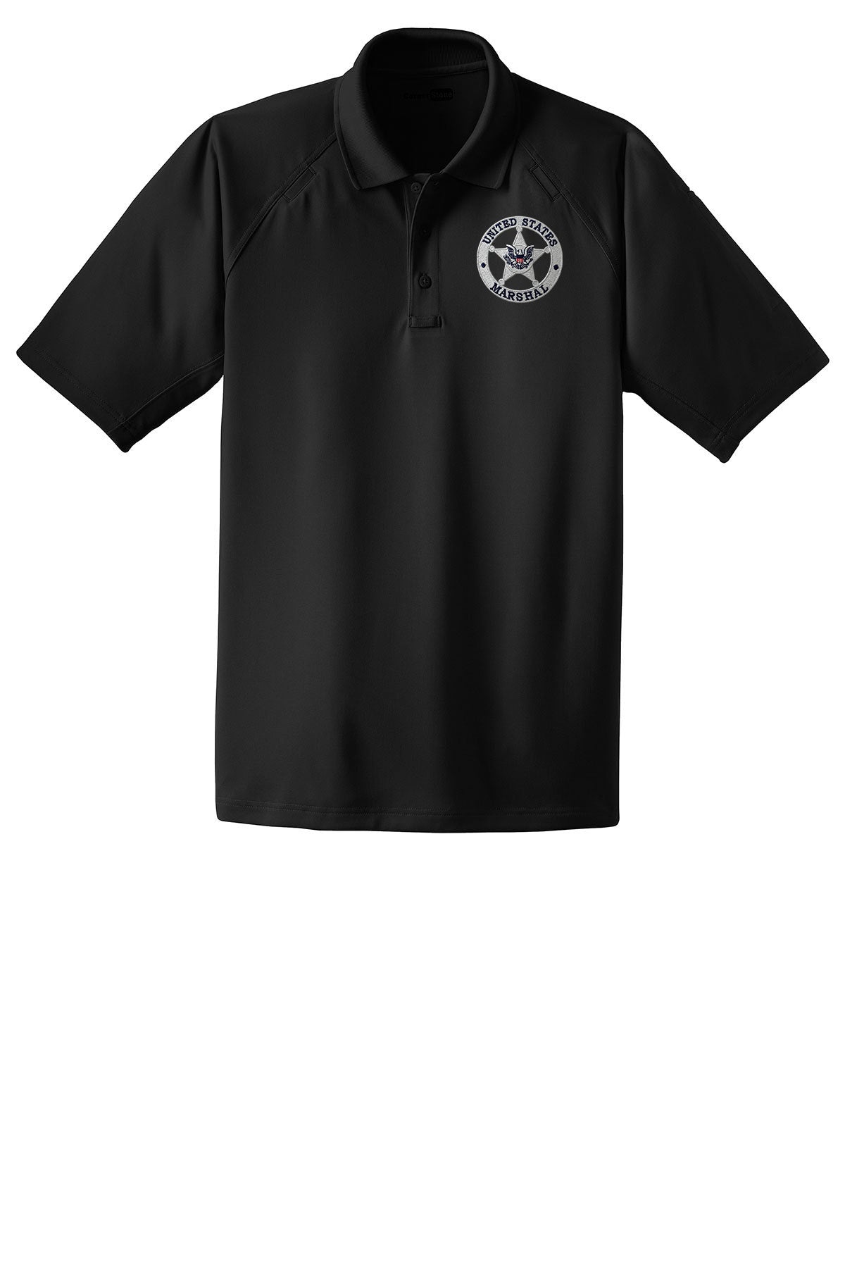 MEN'S TACTICAL PERFORMANCE POLO W/ USMS STAR-CS410