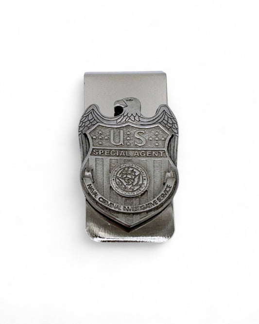 NCIS SPECIAL AGENT PEWTER MONEY CLIP