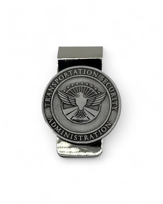 TSA INSIGNIA PEWTER MONEY CLIP