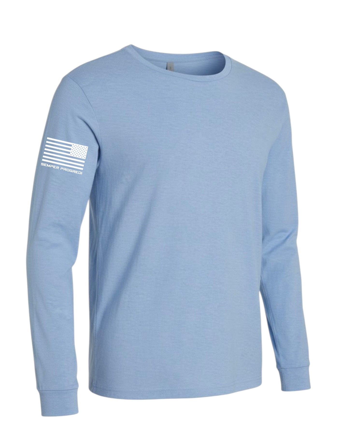 NEXT LEVEL SEMPER PROGREDI REV FLAG LONG SLEEVE SHIRT-6211 ** FREE PVC PATCH