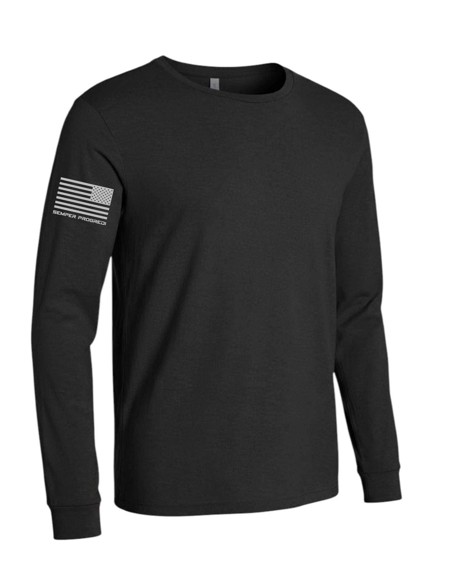 NEXT LEVEL SEMPER PROGREDI REV FLAG LONG SLEEVE SHIRT-6211 ** FREE PVC PATCH