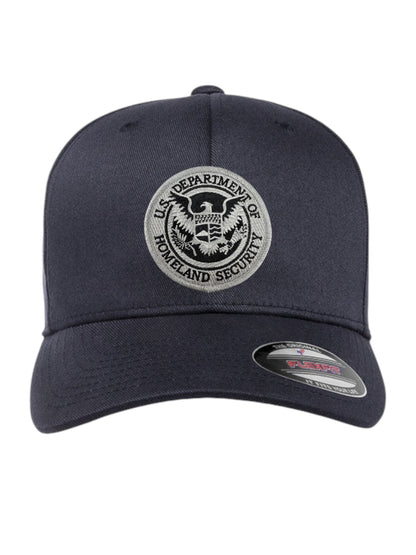 DHS SEAL EMBROIDERED FLEXFIT HAT